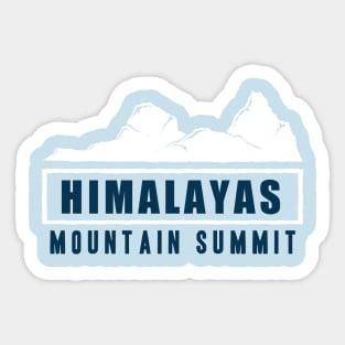 Himalayas Mountain Summit Sticker